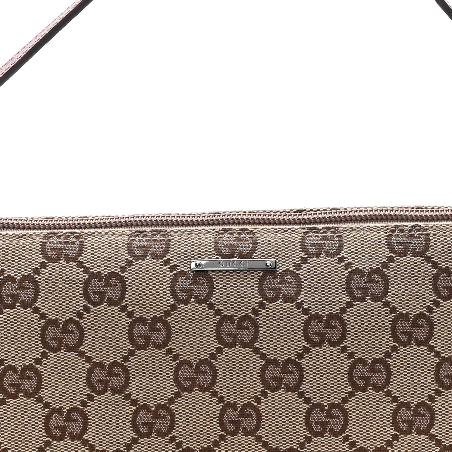 Gucci Monogram Web Boat Pochette Red 8 of 10