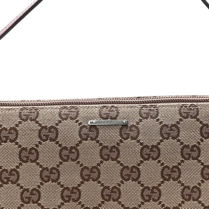 Gucci Monogram Web Boat Pochette Red 8 of 10