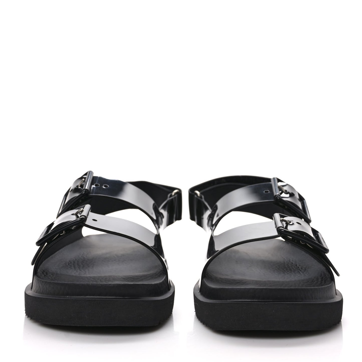 Rubber Mini Double G Womens Isla Dad Sandals 38 Black