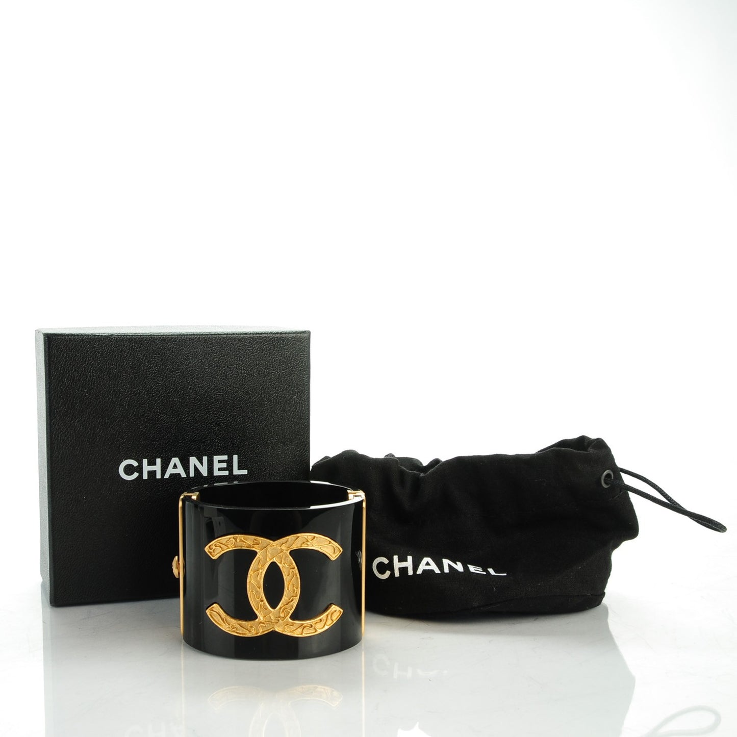 Resin CC Cuff Black Gold