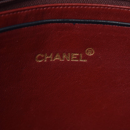 Chanel Lambskin Quilted Large Camera Case Navy Blue 6 of 11