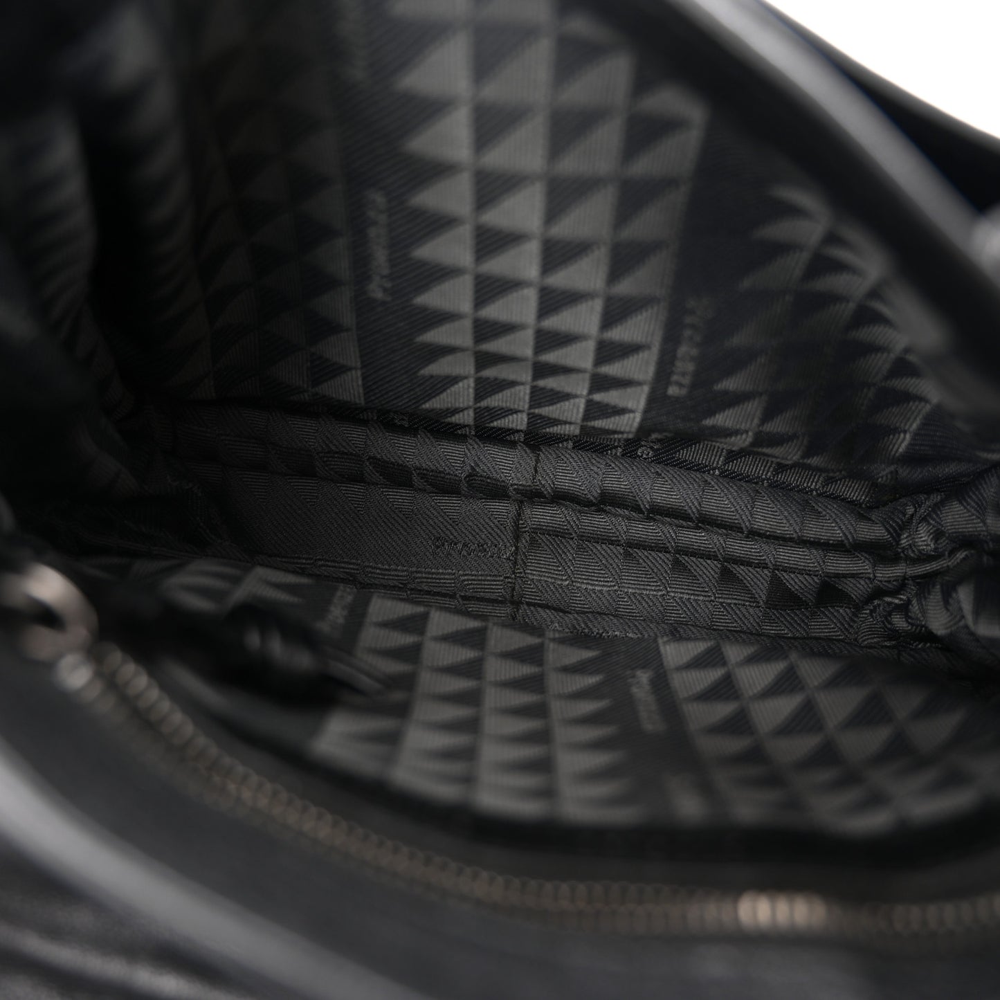 Lambskin PS1 Mini Pouch Messenger Black