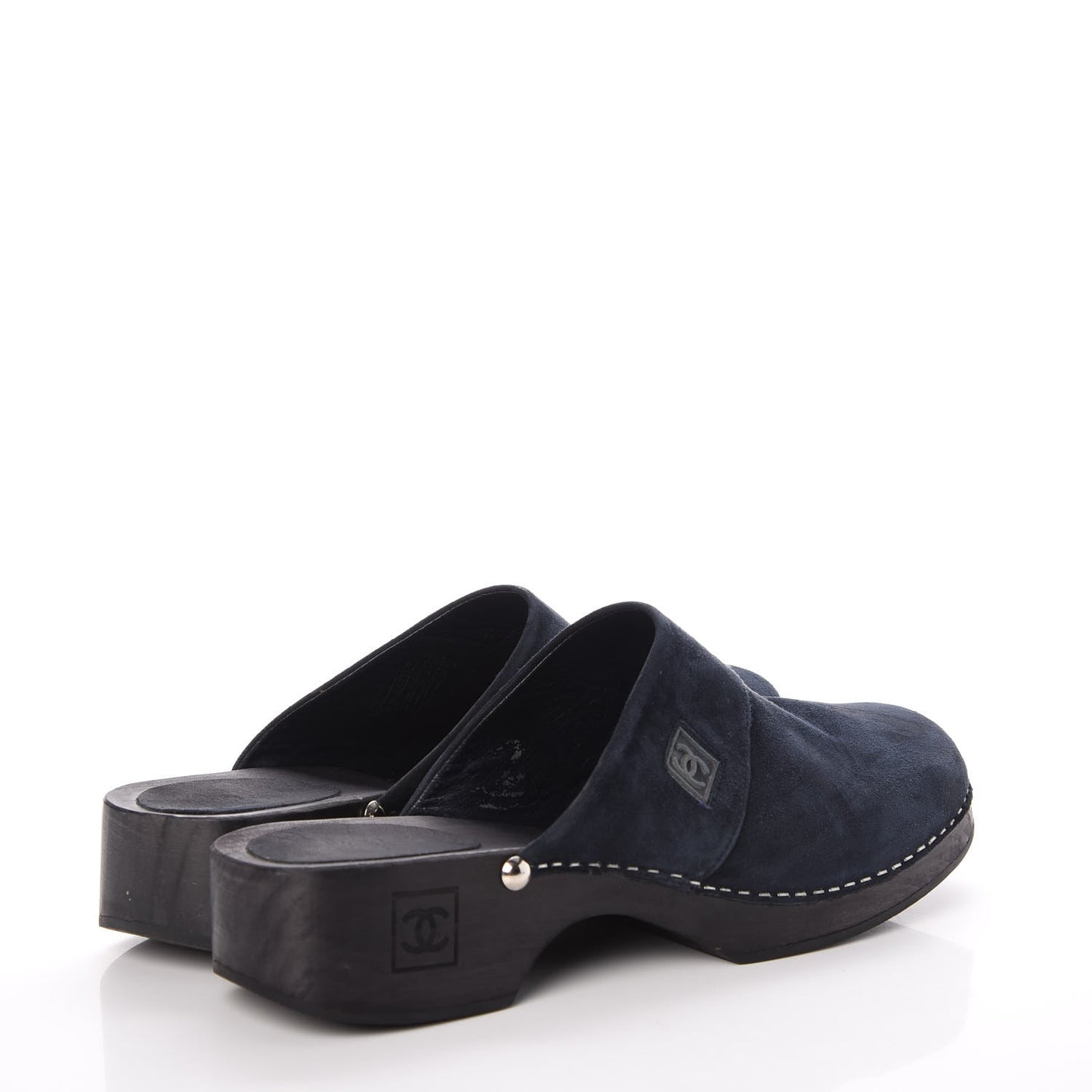Suede CC Clogs 40 Dark Navy Blue