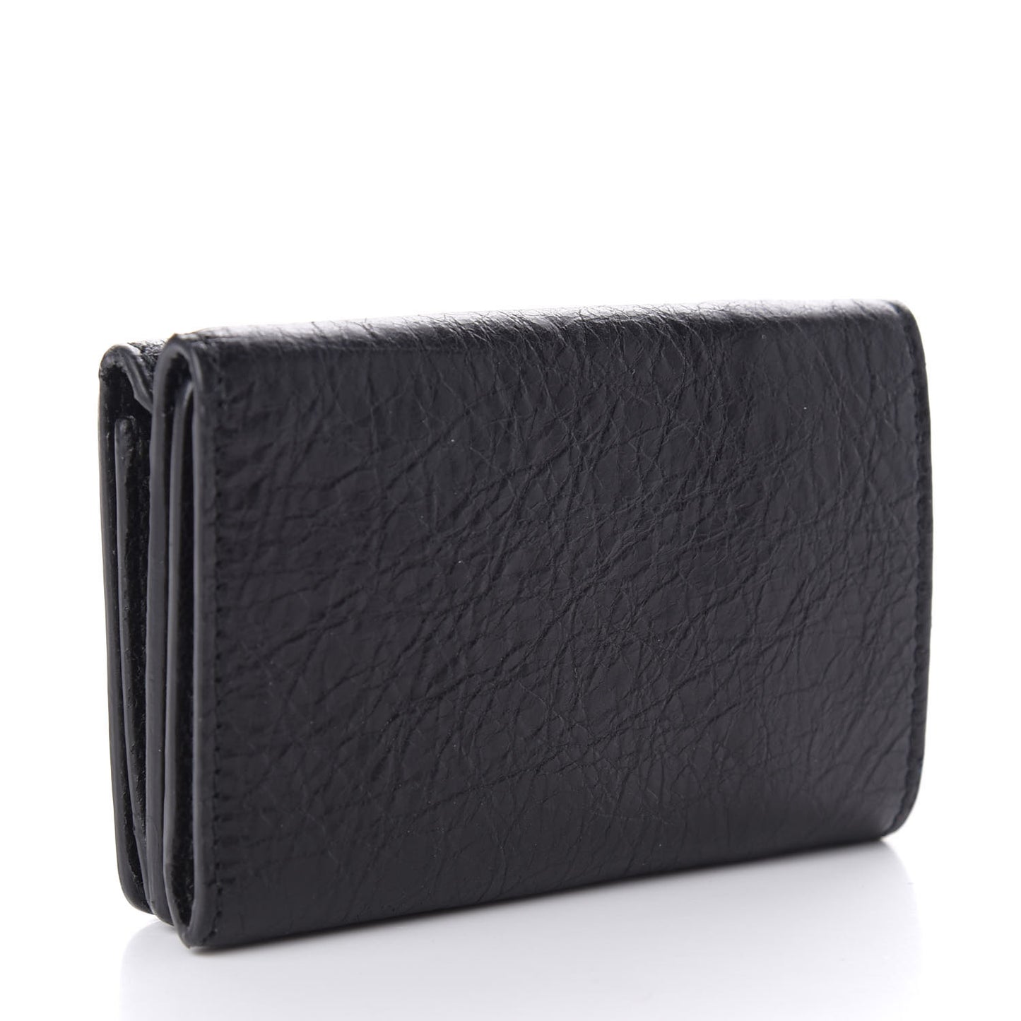 Agneau Gold City Mini Wallet Black
