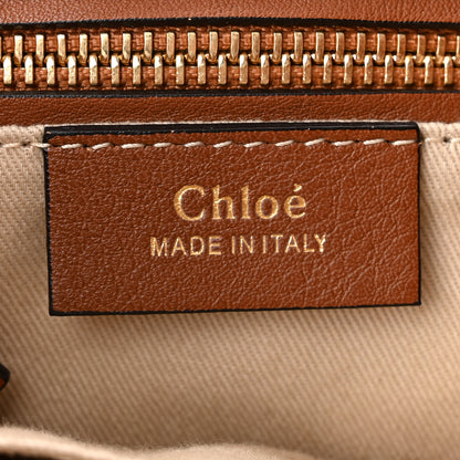 Chloe Suede Calfskin Medium Faye Backpack Tan 6 of 9