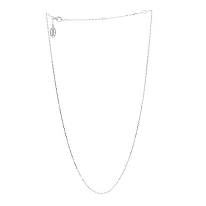 Cartier 18K White Gold Chain Necklace 3 of 6