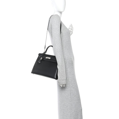 Hermes Epsom Kelly Sellier 32 Black 2 of 8