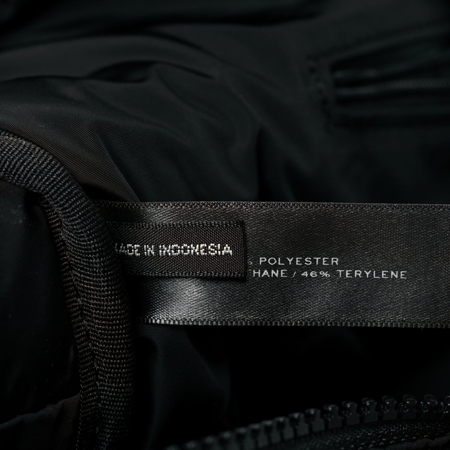 Nylon Quilted Medium Weekender Bag Black