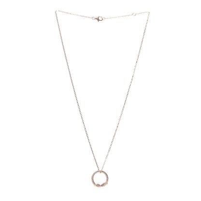 Cartier 18K Pink Gold Diamond Entrelaces Necklace 3 of 4