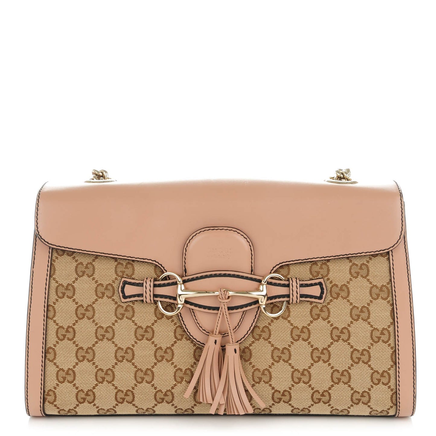 Monogram Medium Emily Chain Shoulder Bag Light Pink