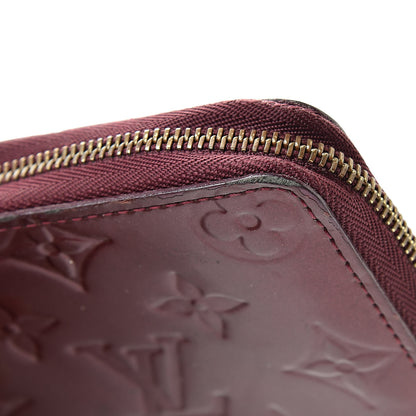 Louis Vuitton Vernis Zippy Coin Purse Wallet Rouge Fauviste 9 of 11