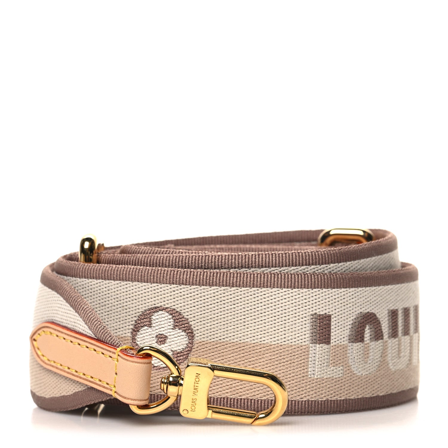 Louis Vuitton Jacquard Speedy Bandouliere 20 Shoulder Strap Beige 1 of 3