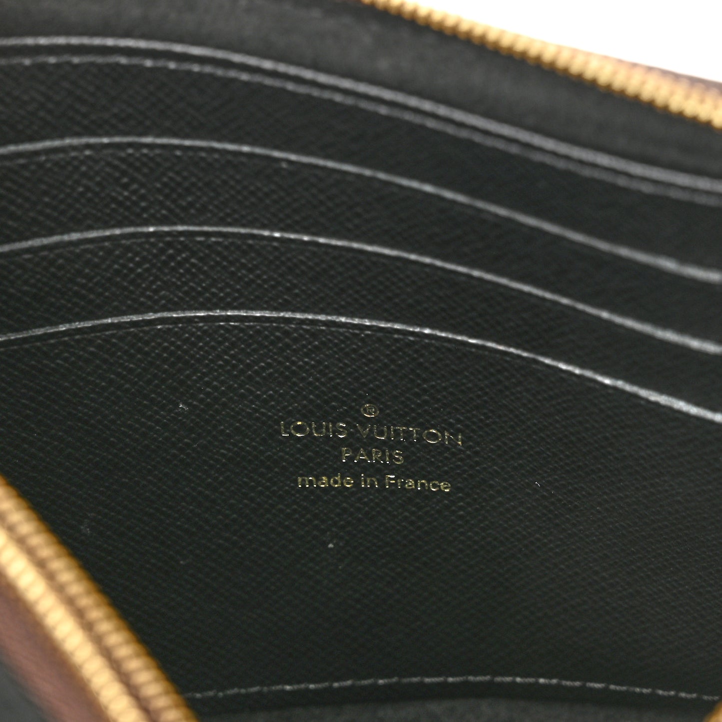Reverse Monogram Giant Double Zip Pochette
