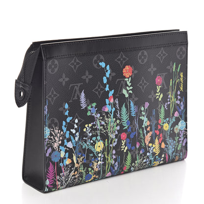 Louis Vuitton Monogram Eclipse Folia Pochette Voyage MM 3 of 8