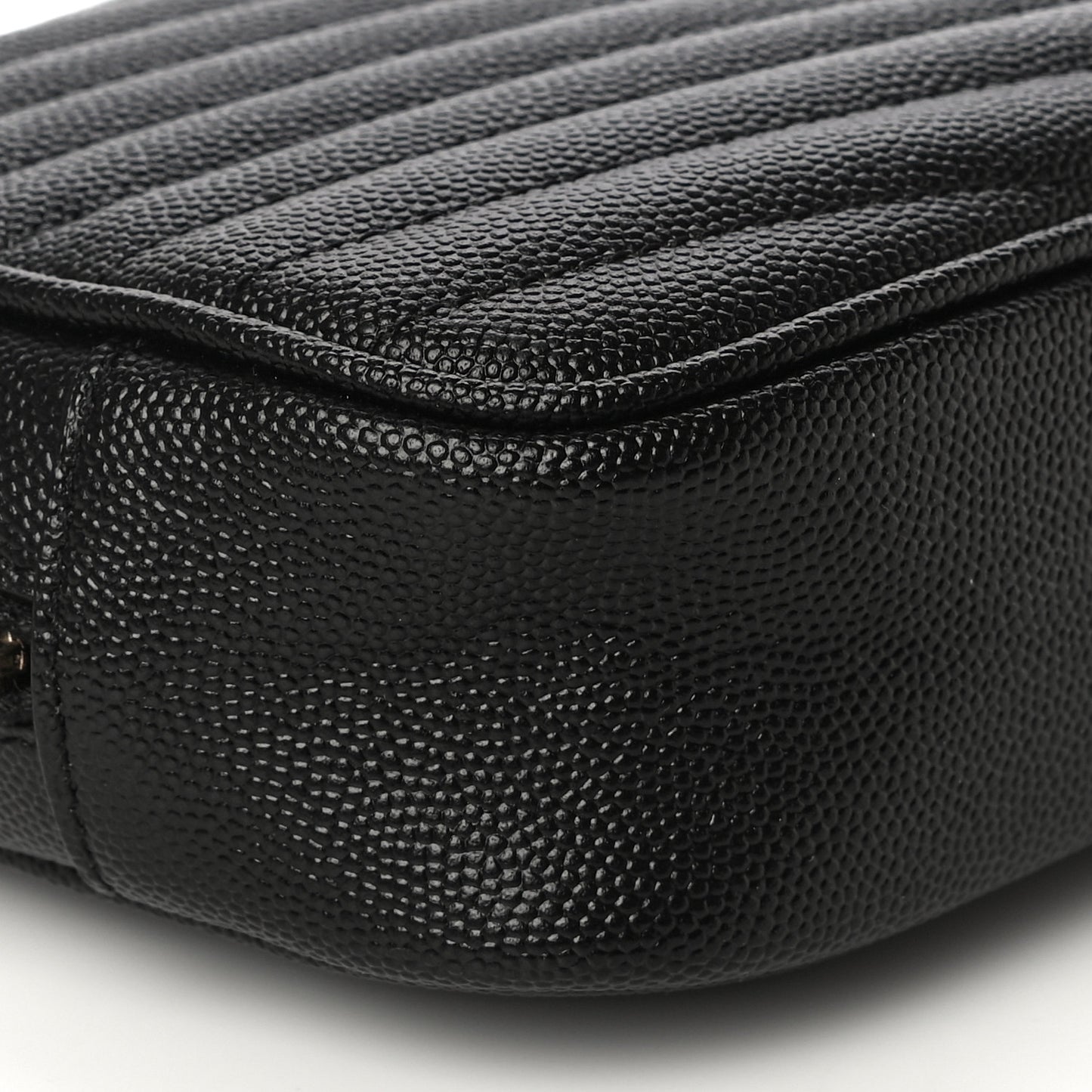 Grain De Poudre Matelasse Monogram Mini Lou Camera Bag Black