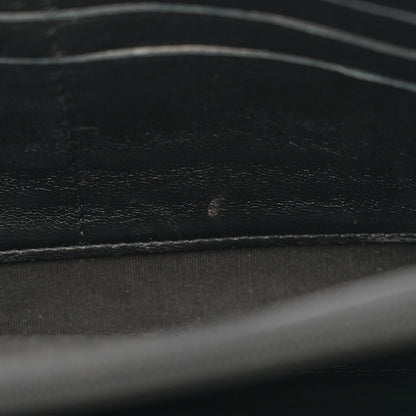 Chanel Lambskin Chevron Quilted Trendy CC Wallet On Chain WOC Black 11 of 14