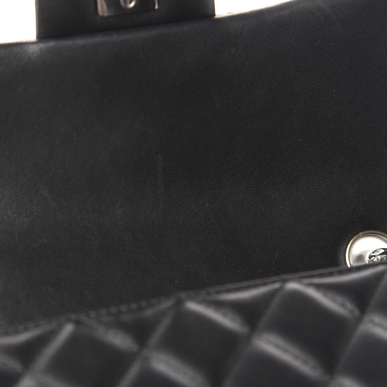 Chanel Lambskin Quilted Mini Rectangular Flap Black 16 of 17