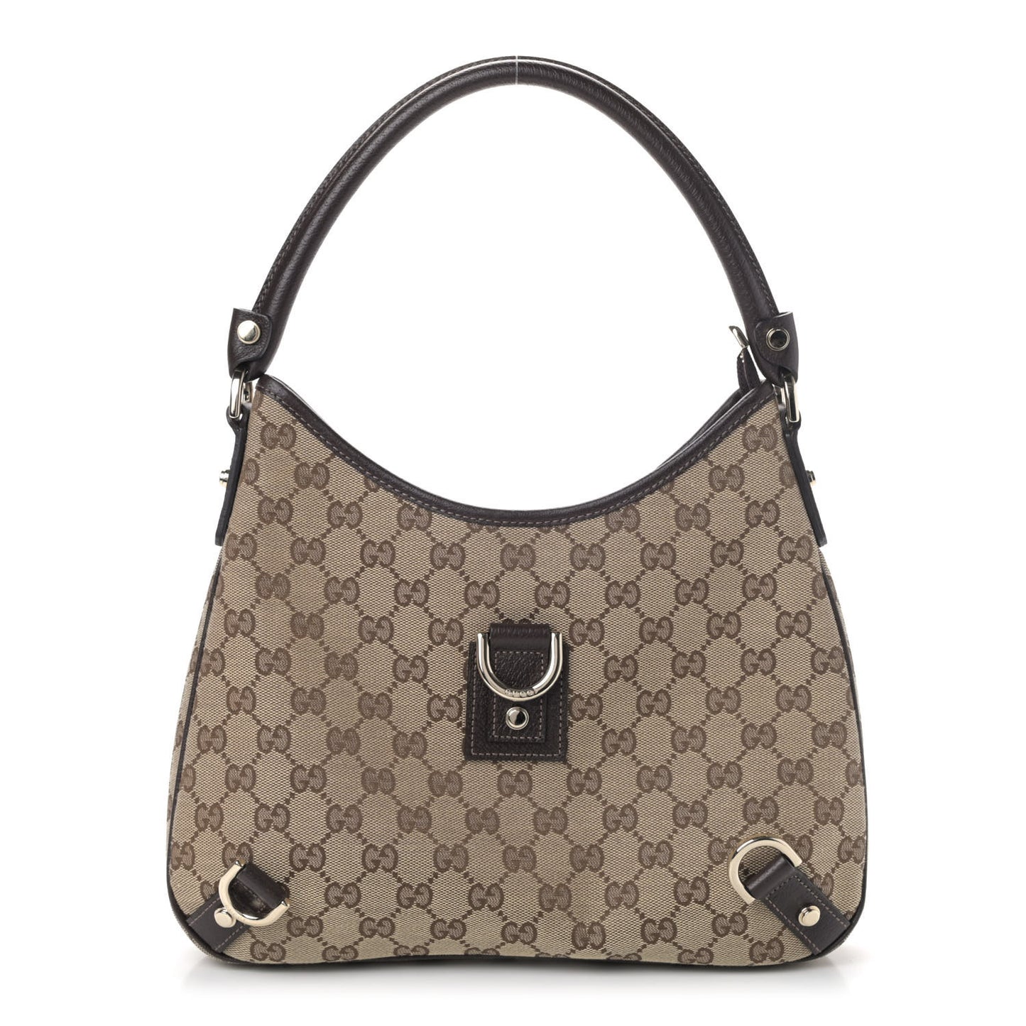 Monogram Medium Abbey D Ring Hobo Brown