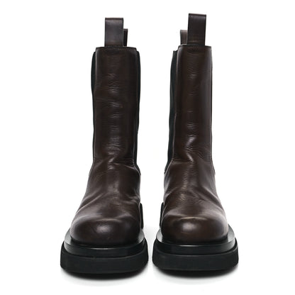 Bottega Veneta Calfskin The Lug Chelsea 55mm Boots 38 Kaki 2 of 9