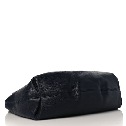 Gucci Pebbled Calfskin Large Soho Hobo Dark Blue 4 of 9