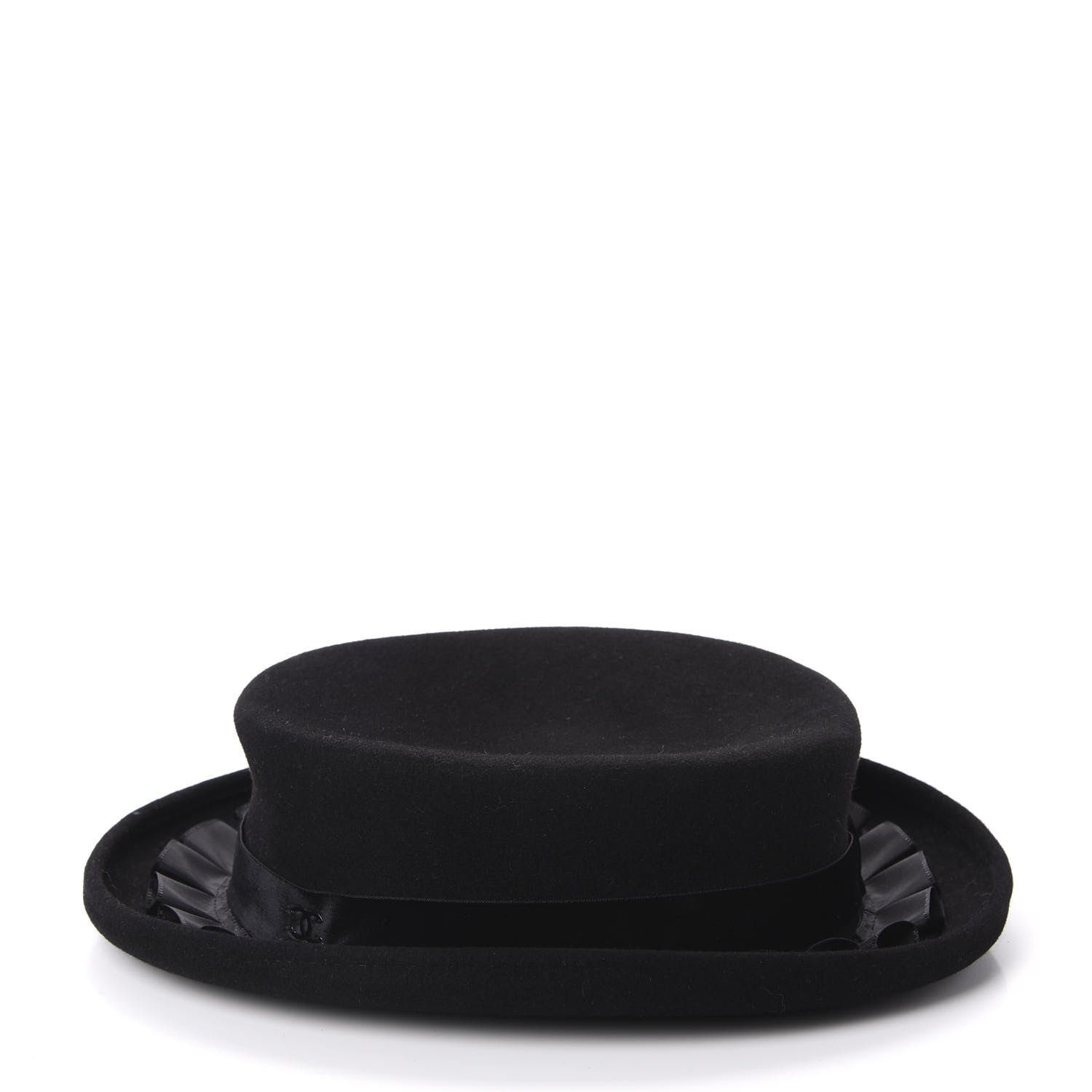 Chanel Felt Hat S Black 4 of 7