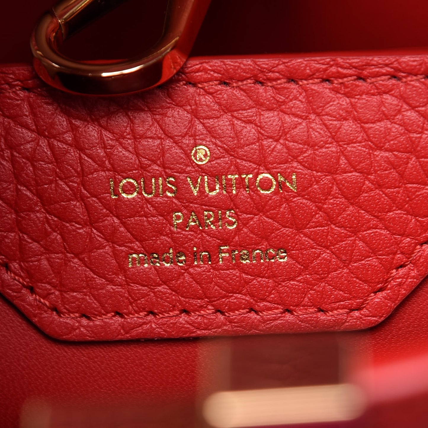 Taurillon Multicolor Capucines PM Rouge Carmine