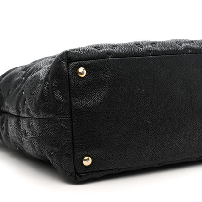 Chanel Caviar Wild Stitch Tote Black 8 of 9