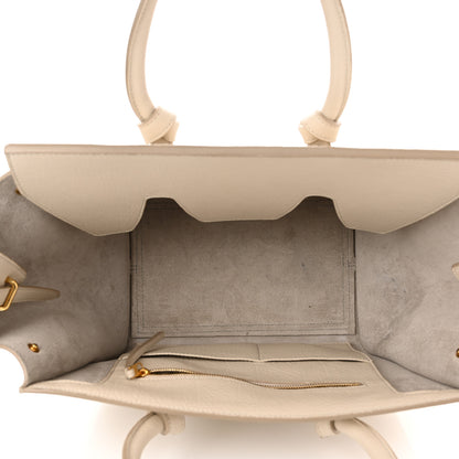 Celine Crisped Calfskin Mini Tie Knot Tote Chalk 5 of 12