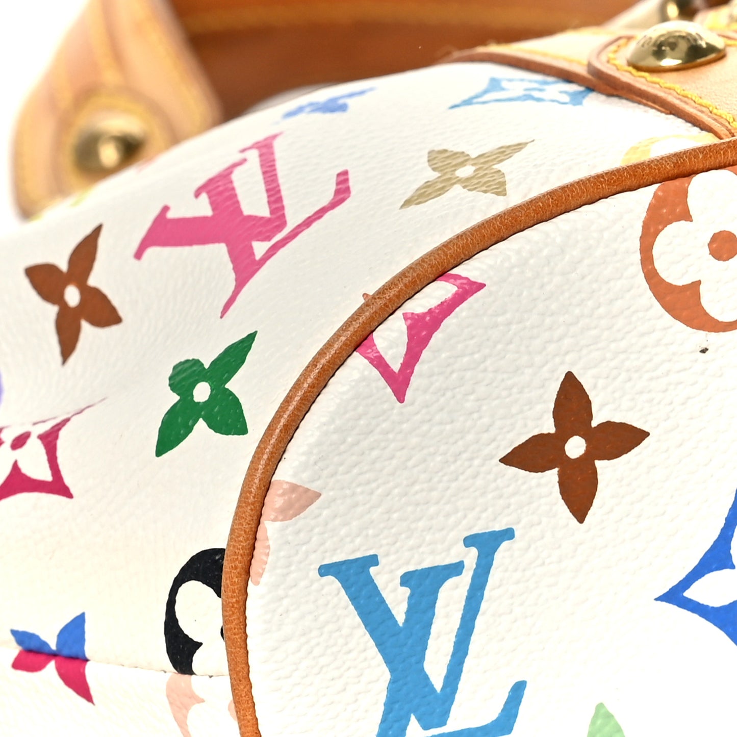 Monogram Multicolor Theda GM White