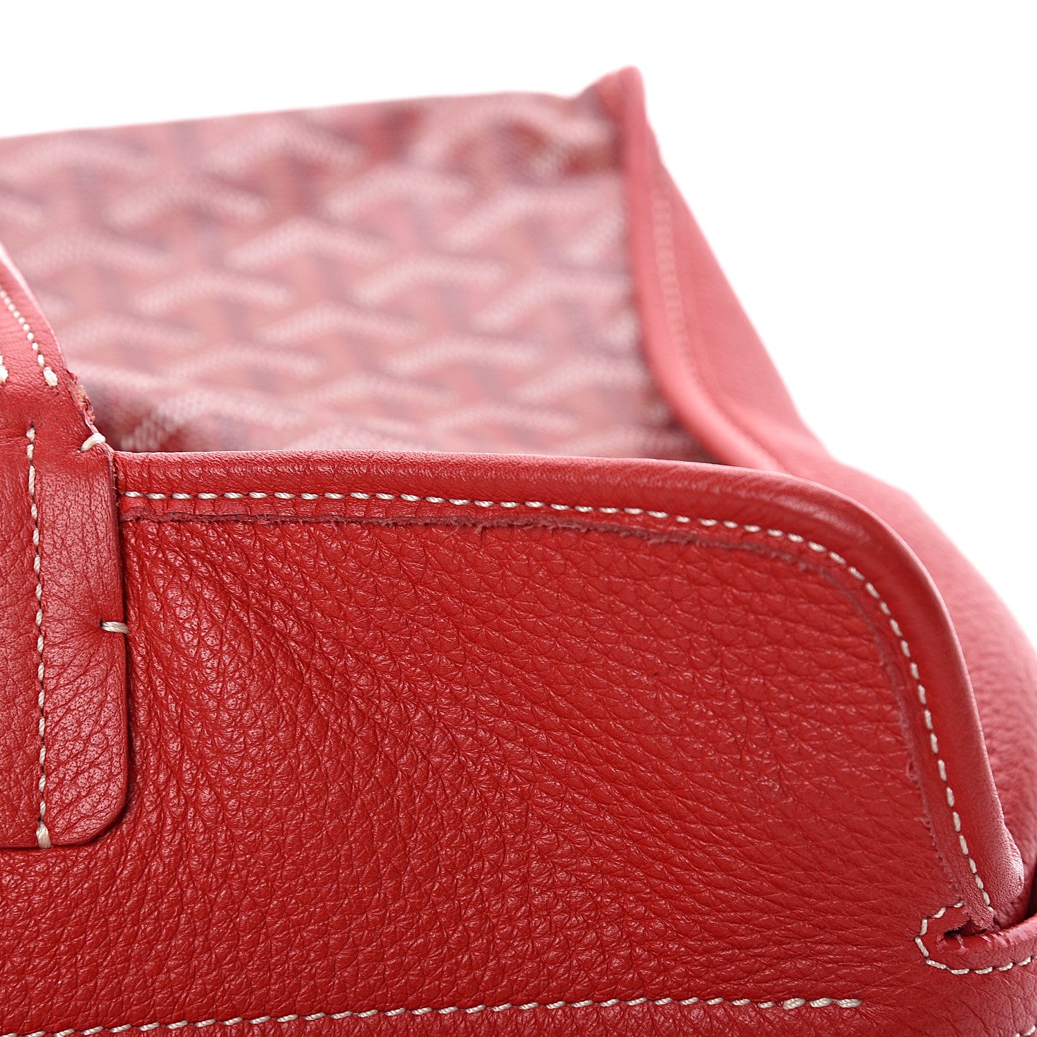Goyard Goyardine Sac Hardy Pet Carrier PM Red 12 of 17