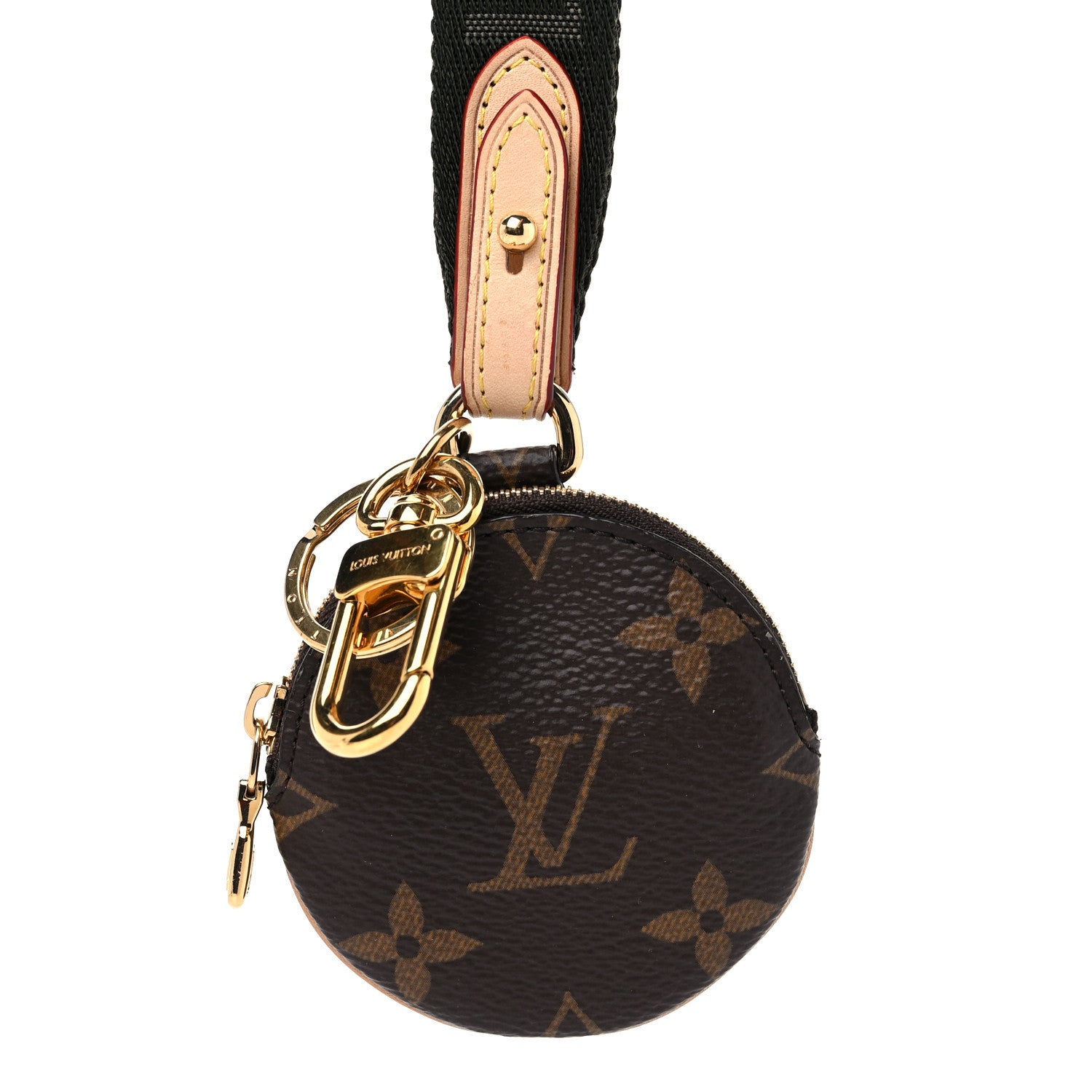 Louis Vuitton Monogram Multi Pochette Accessories Lanyard Key Holder Kaki 4 of 7