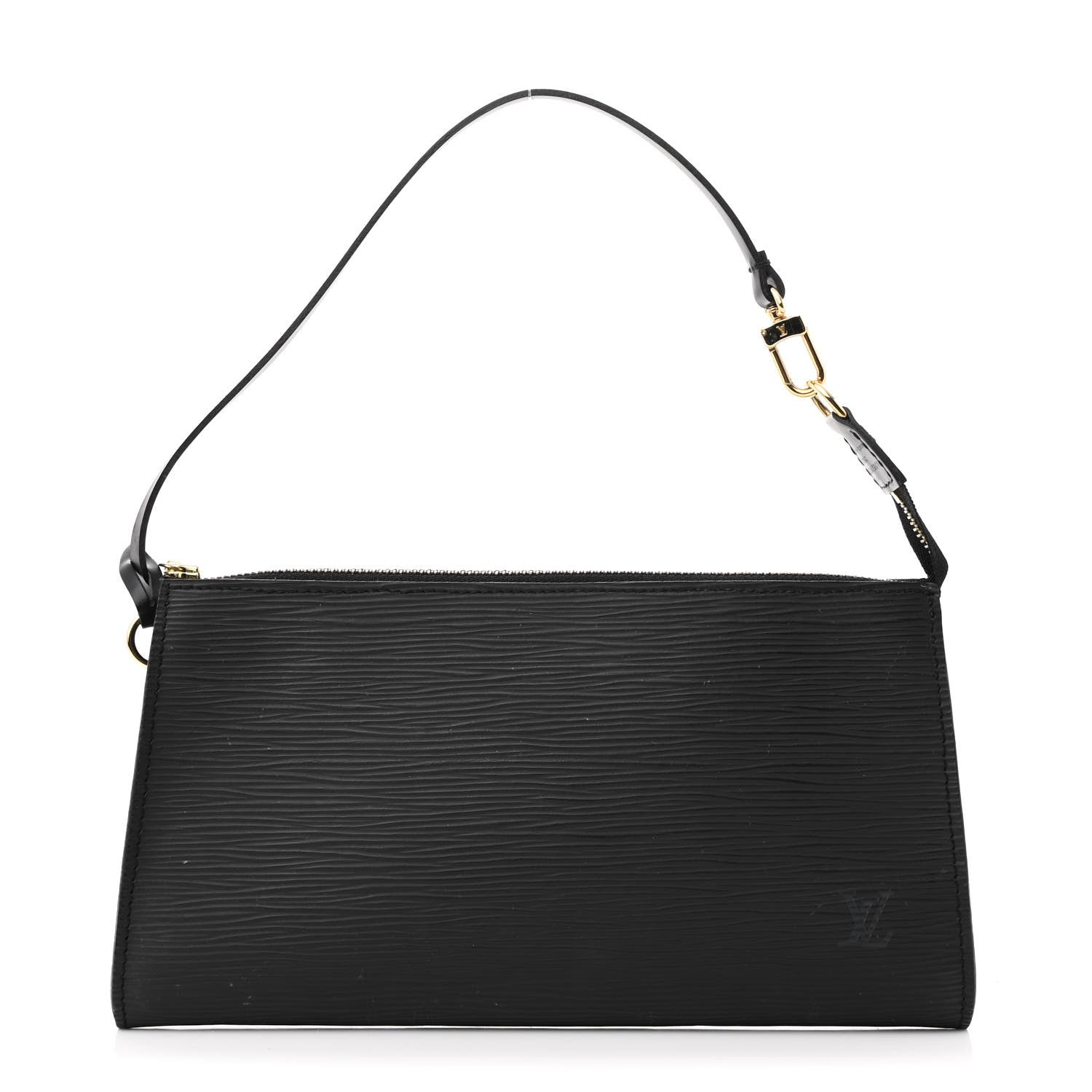 Louis Vuitton Epi Pochette Accessories 24 Black 1 of 9