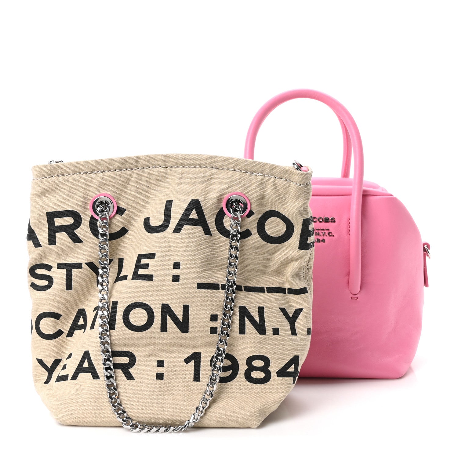 Marc Jacobs Calfskin The Duet Mini Satchel Morning Glory 3 of 11
