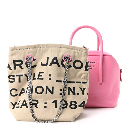 Marc Jacobs Calfskin The Duet Mini Satchel Morning Glory 3 of 11