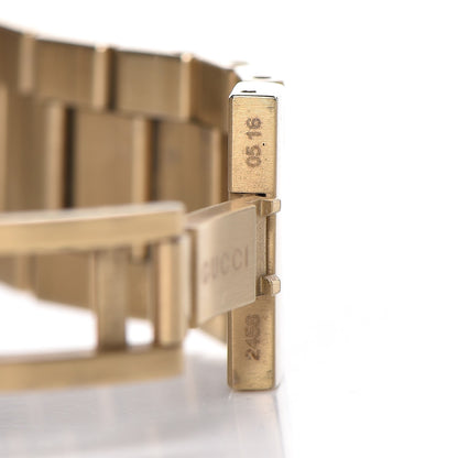 Gucci Stainless Steel 38mm G-Timeless Diamante Quartz Watch Gold 8 of 9