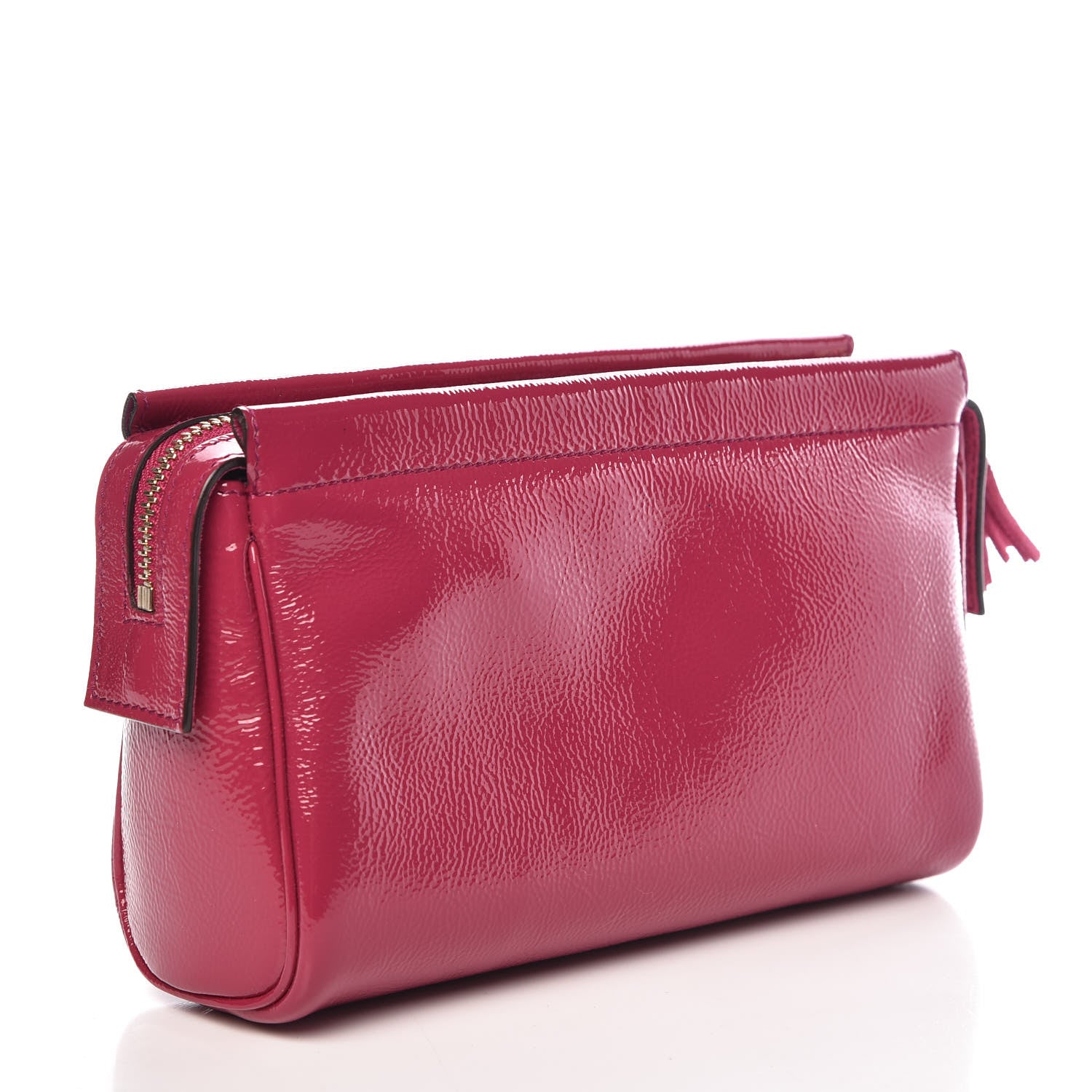 Gucci Soft Patent Soho Cosmetic Case Bright Bougainvillea 3 of 10