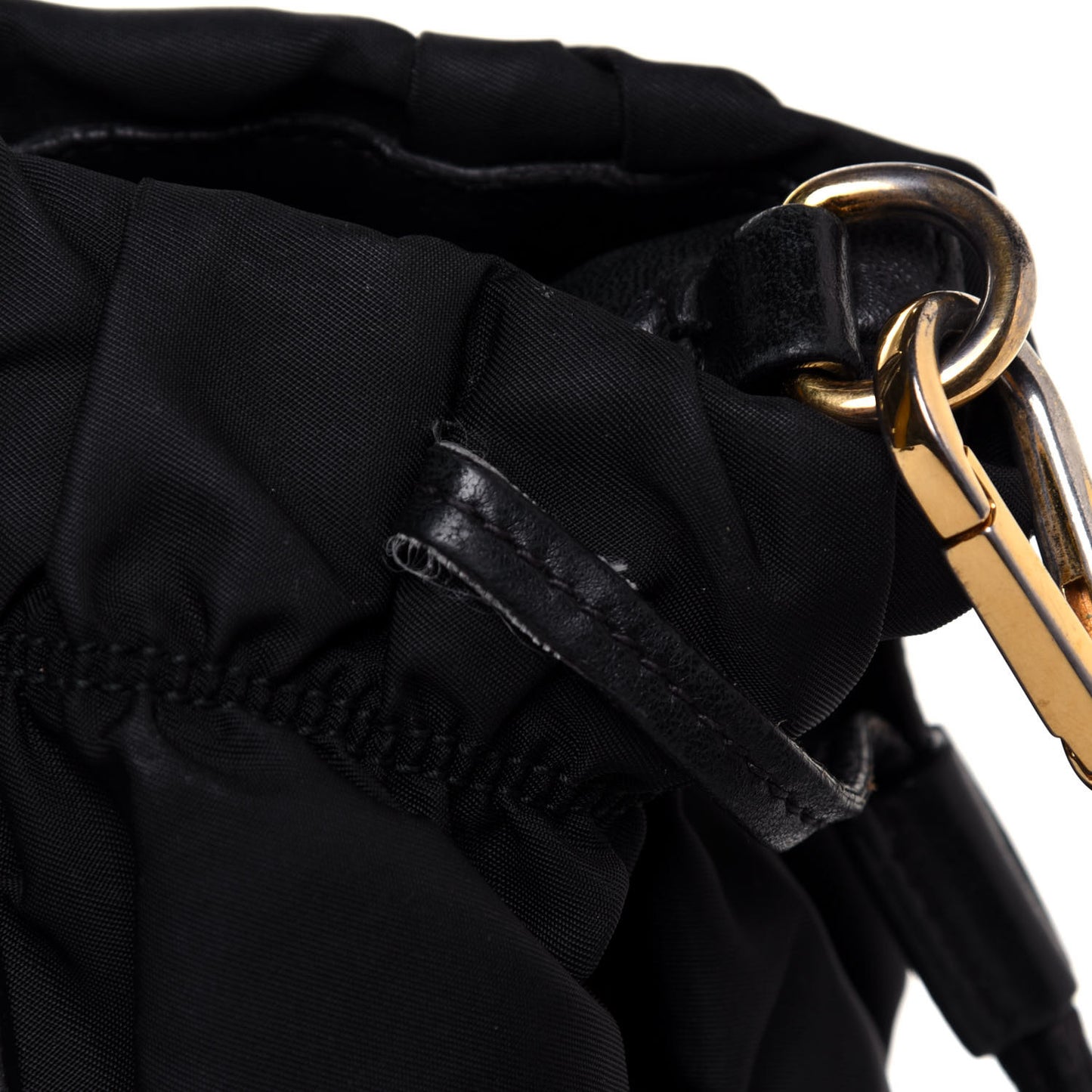 Tessuto Nylon Gaufre Tote Black
