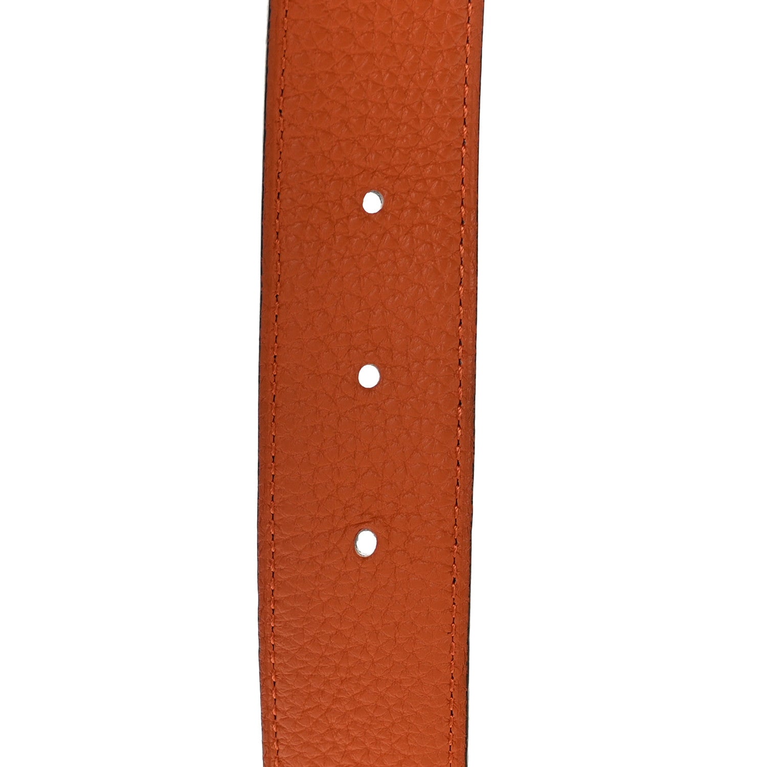 Hermes Swift Togo 32mm Constance Reversible H Belt Black Orange 4 of 5
