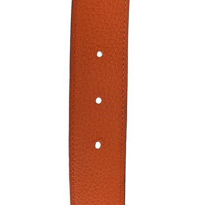 Hermes Swift Togo 32mm Constance Reversible H Belt Black Orange 4 of 5