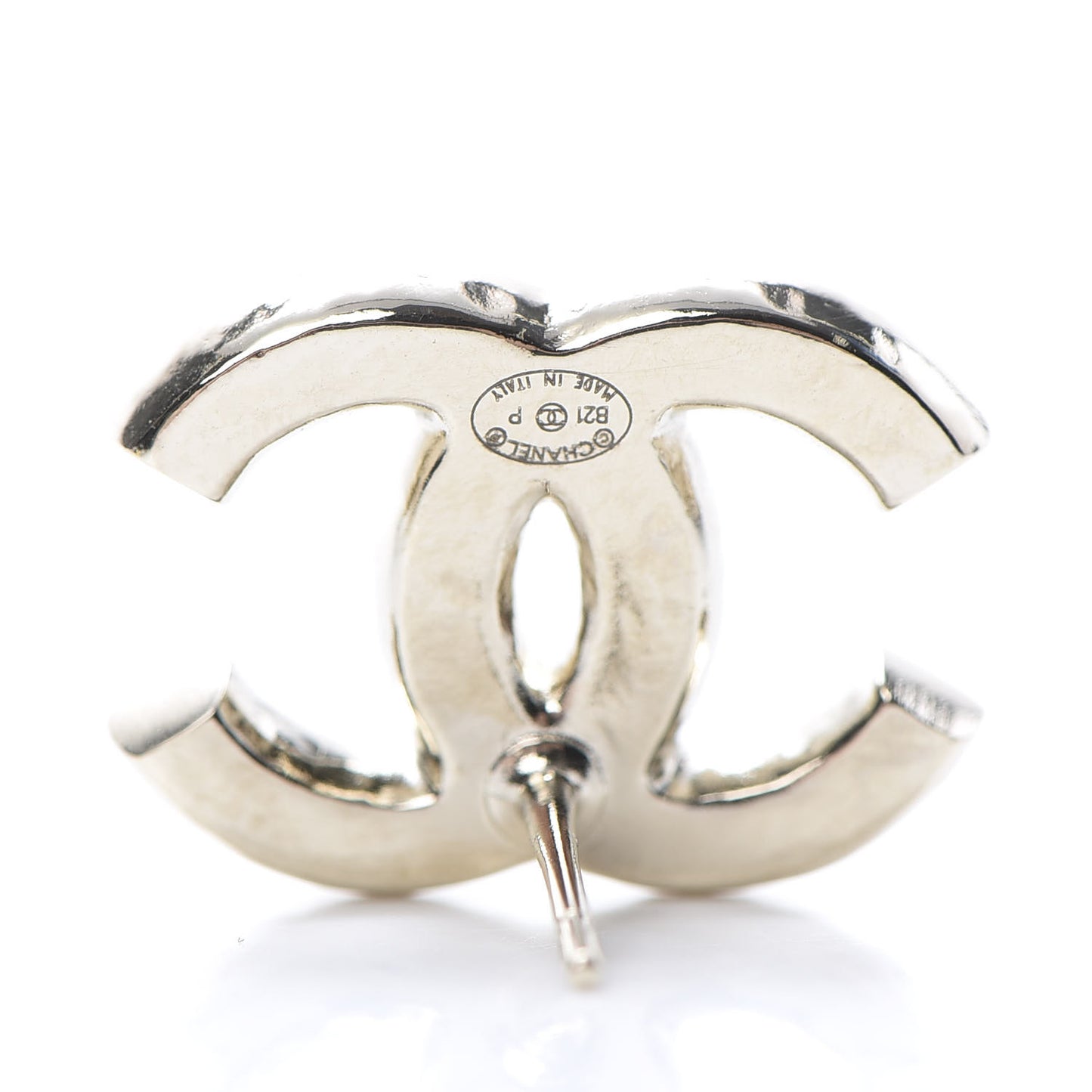 Pearl CC Earrings Gold