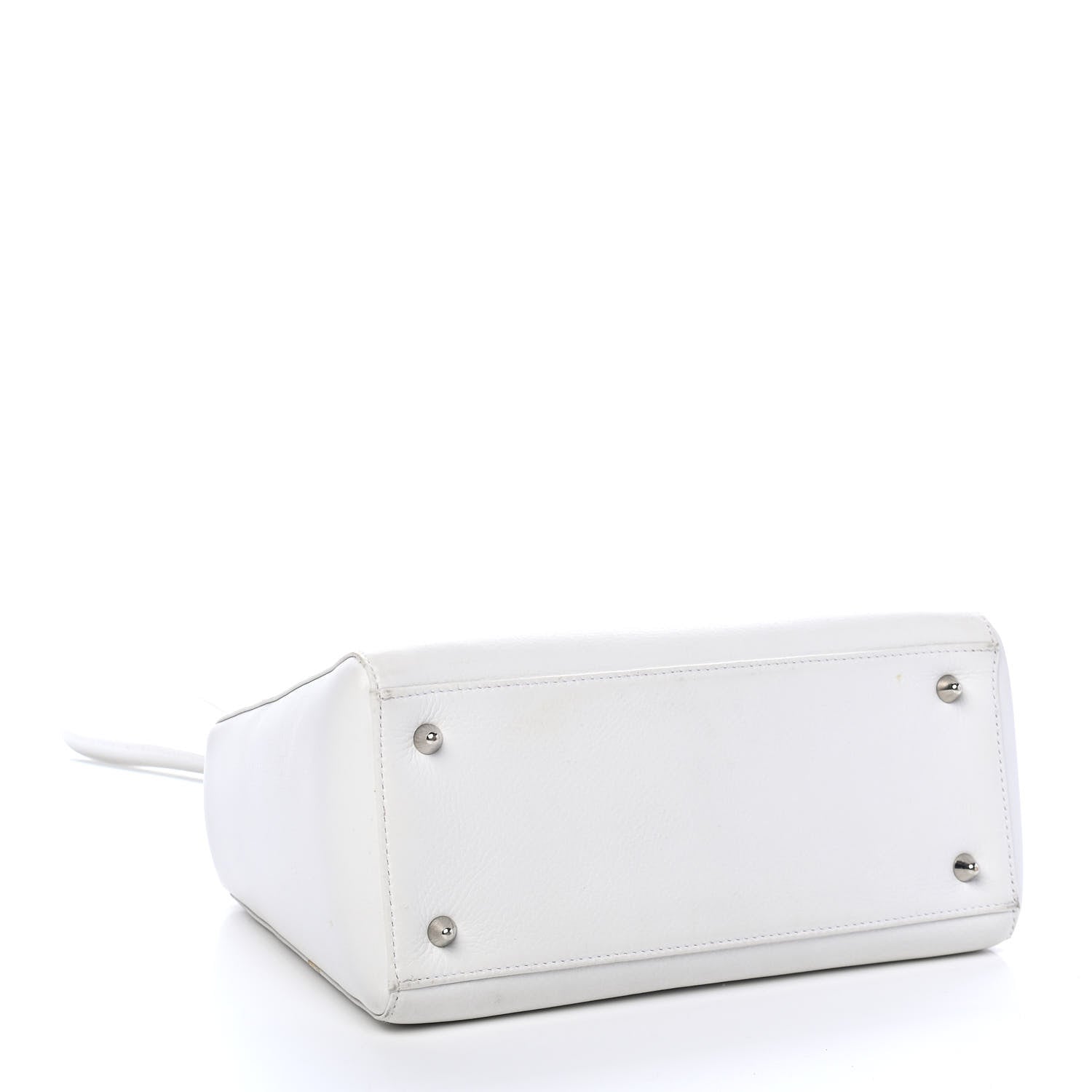 Christian Dior Grained Calfskin Medium Lady Dior White 4 of 11