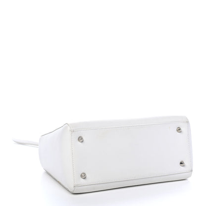 Christian Dior Grained Calfskin Medium Lady Dior White 4 of 11