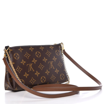 Louis Vuitton Monogram Pallas Clutch Black 3 of 10