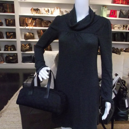 Chanel Nylon Travel Bowler Black 2 of 10