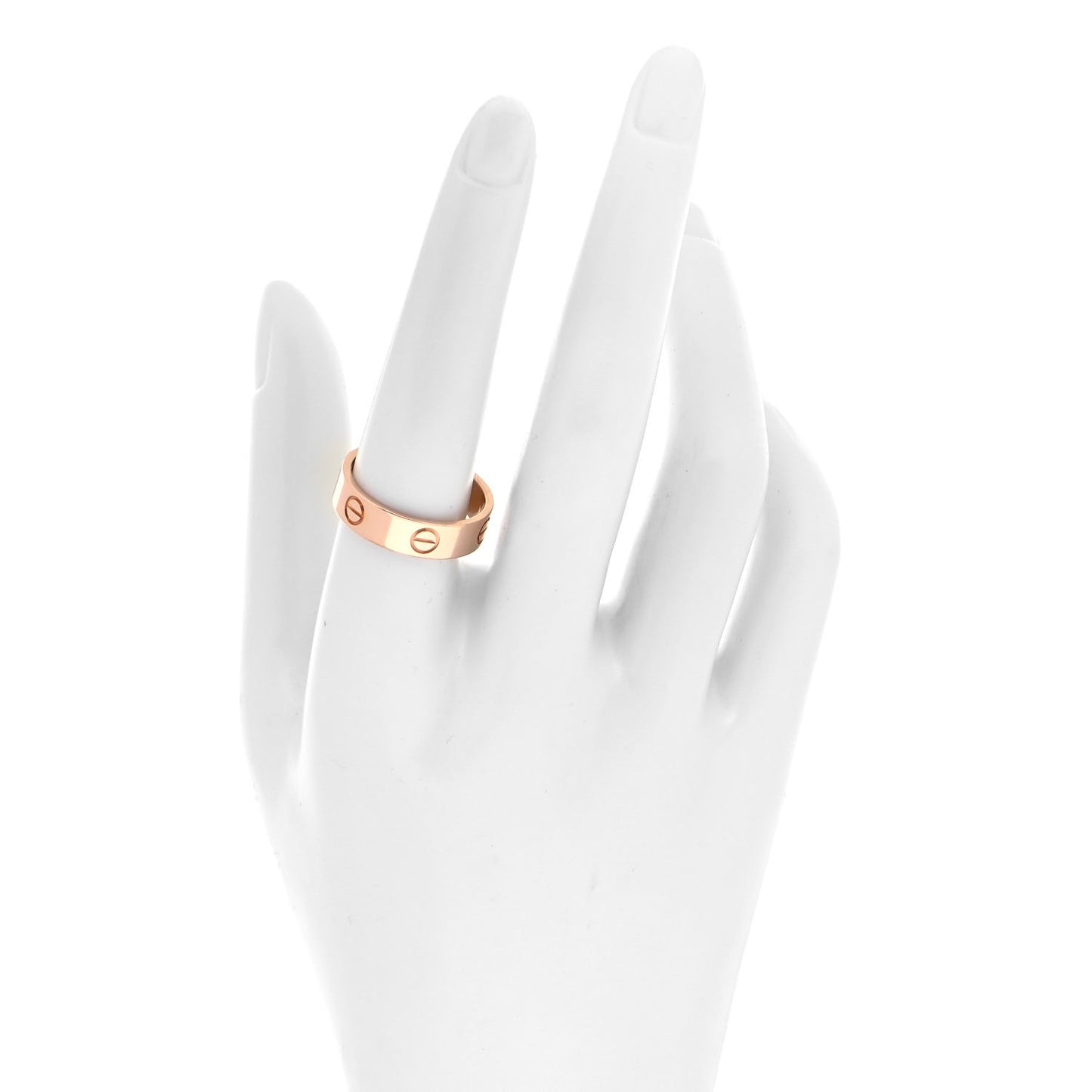 18K Pink Gold 5.5mm LOVE Ring 58 8.25