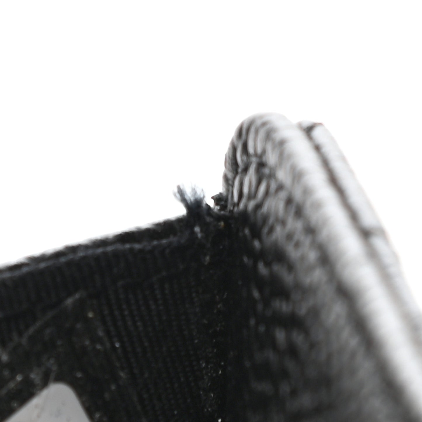 Caviar Quilted Flap Wallet Black