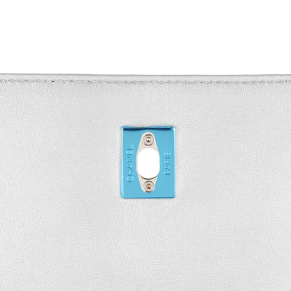 Chanel Metallic Calfskin Mini Propeller Flap Silver 5 of 8