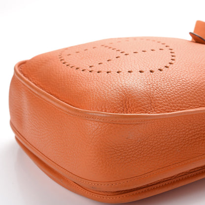 Hermes Taurillon Clemence Evelyne III PM Orange 20 of 21
