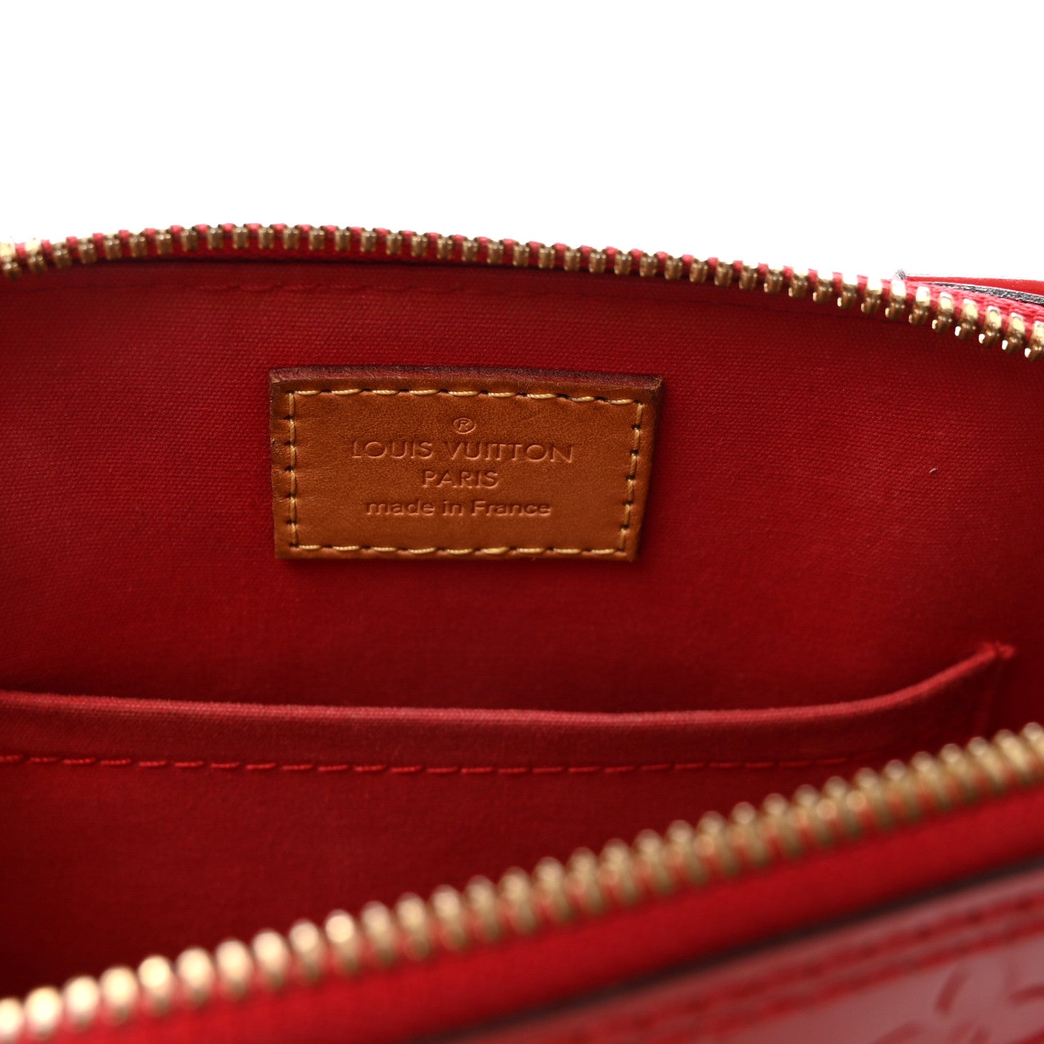 Louis Vuitton Vernis Alma BB Cherry 6 of 9