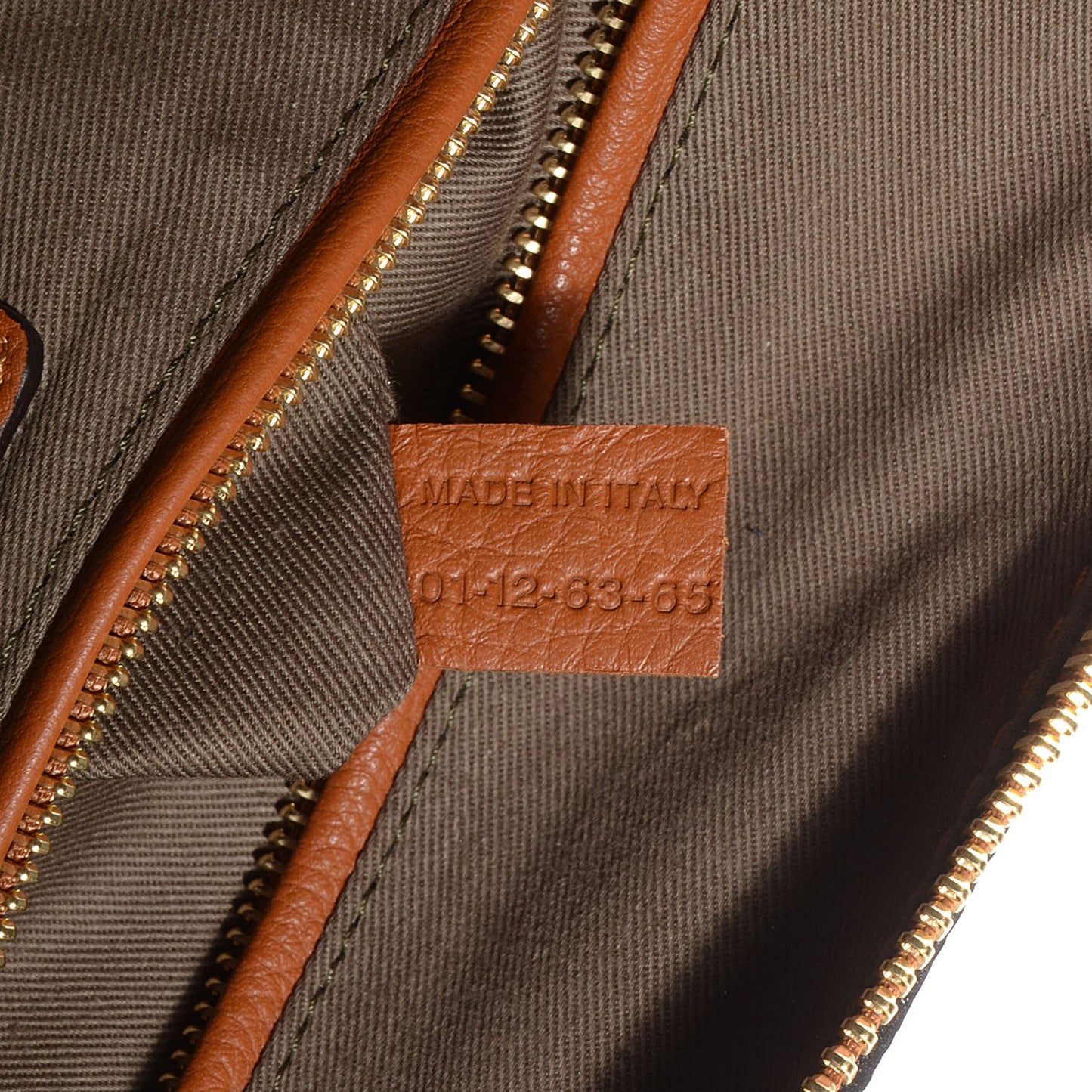 Calfskin Large Marcie Satchel Tan